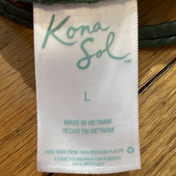 Kona Sol Hunter Green One Piece Swimsuit - Picture 4 of 4